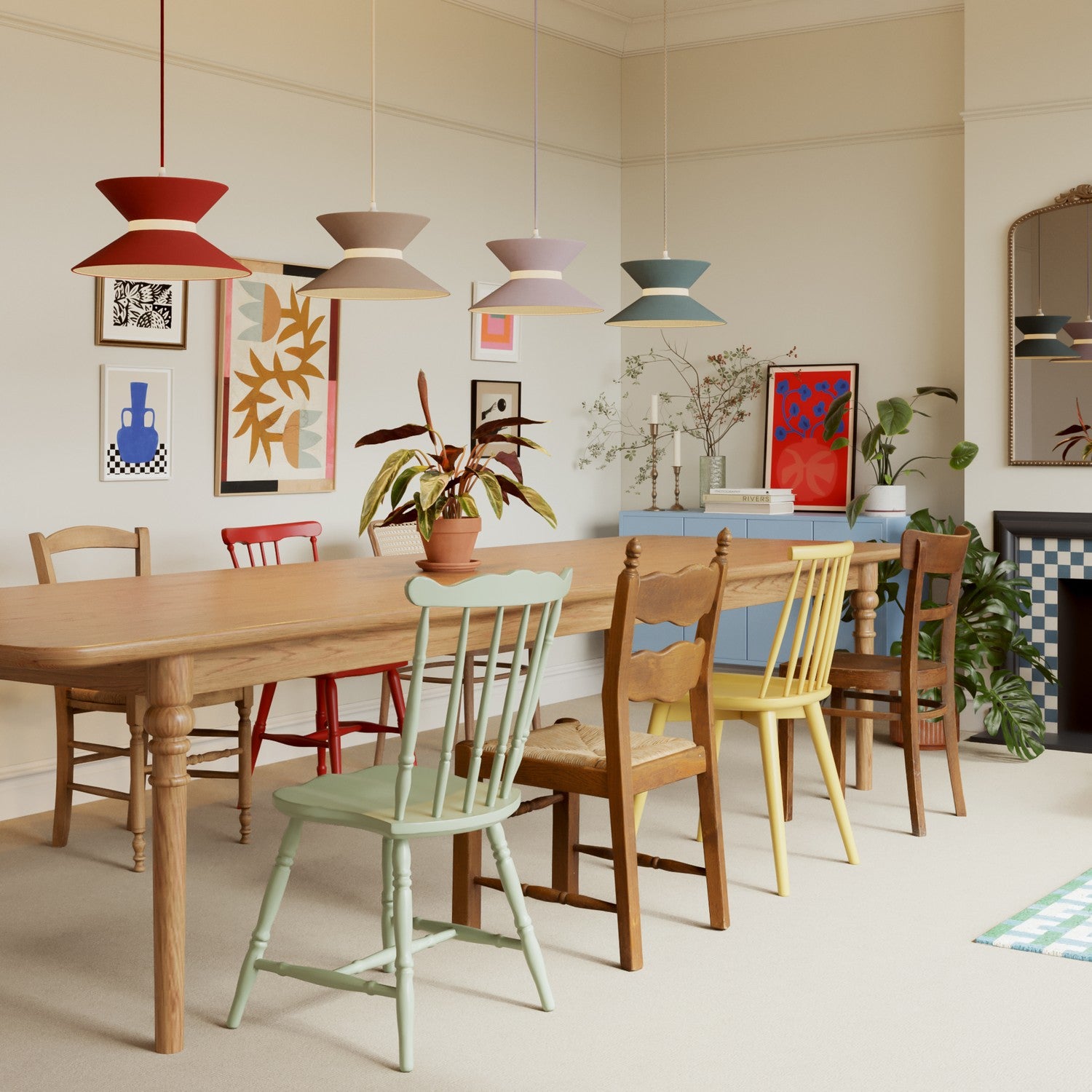 Paralume in tessuto Clessidra per lampada a sospensione - Lana Beige Lana sabbia