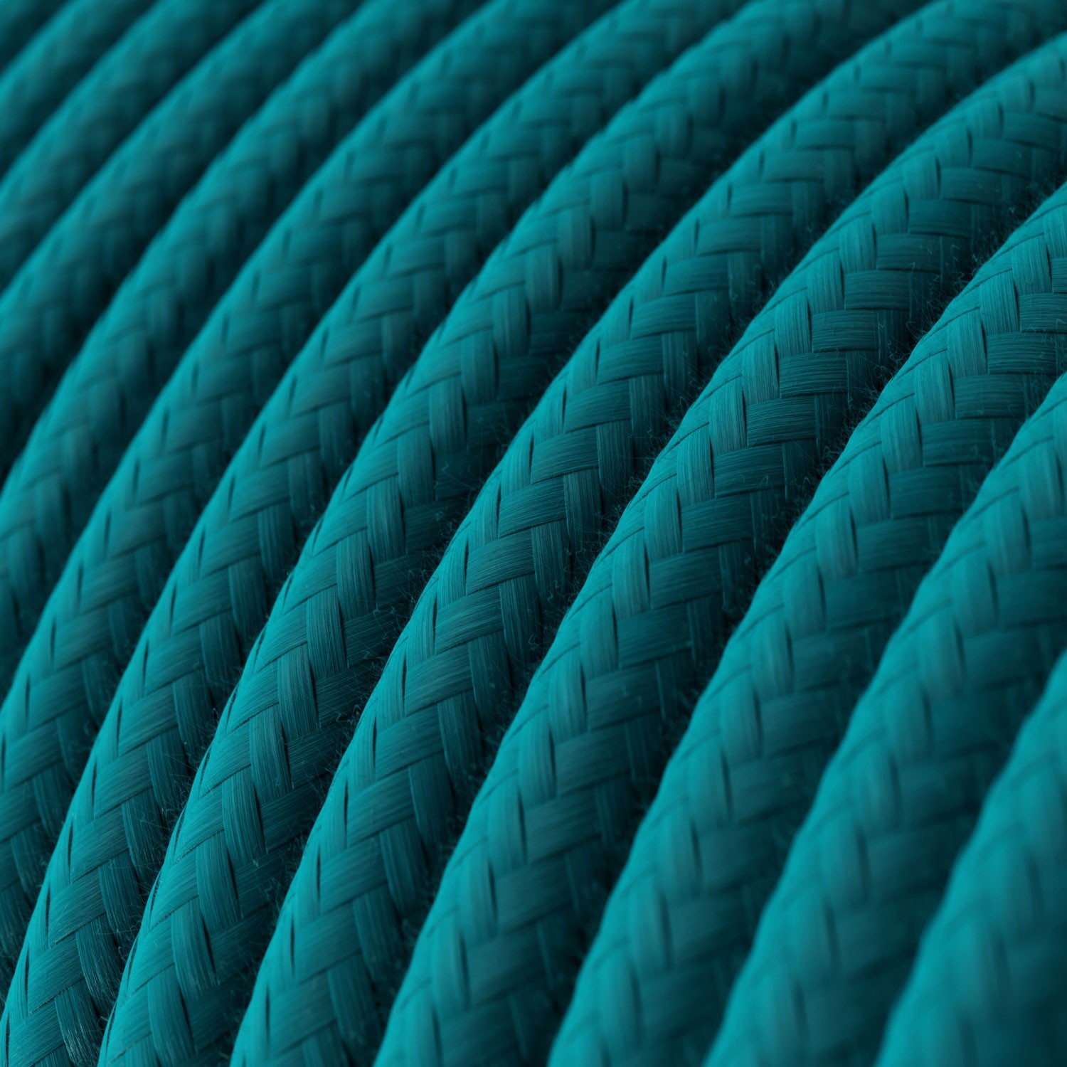 Okrugli električni pamučni tekstilni kabel u boji RC21 sivo plavi
