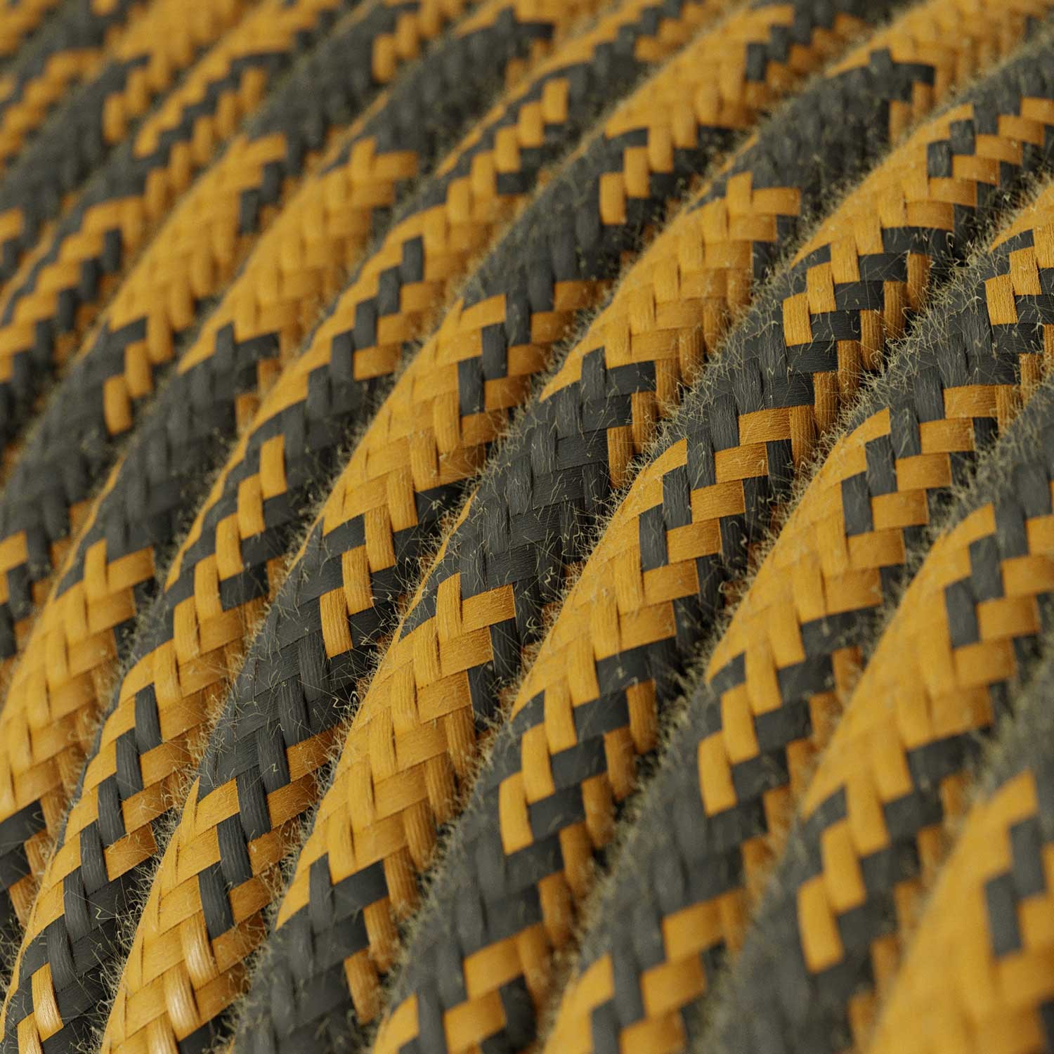 Visilica s tekstilnim kabelom i kožnim detaljima - Proizvedeno u Italiji