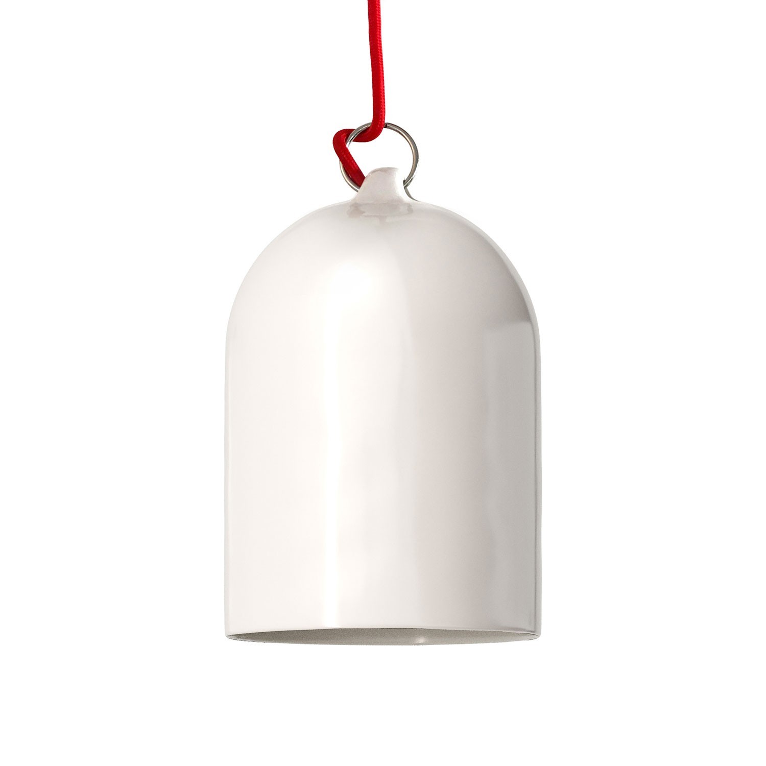 Visilica s tekstilnim kabelom i Mini Bell XS zvonom, keramičkim sjenilom - Proizvedeno u Italiji