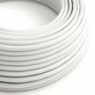 UV otporan okrugli električni kabel opleten bijelom tkaninom SM01 za vanjsku upotrebu - kompatibilan s Eiva Outdoor IP65