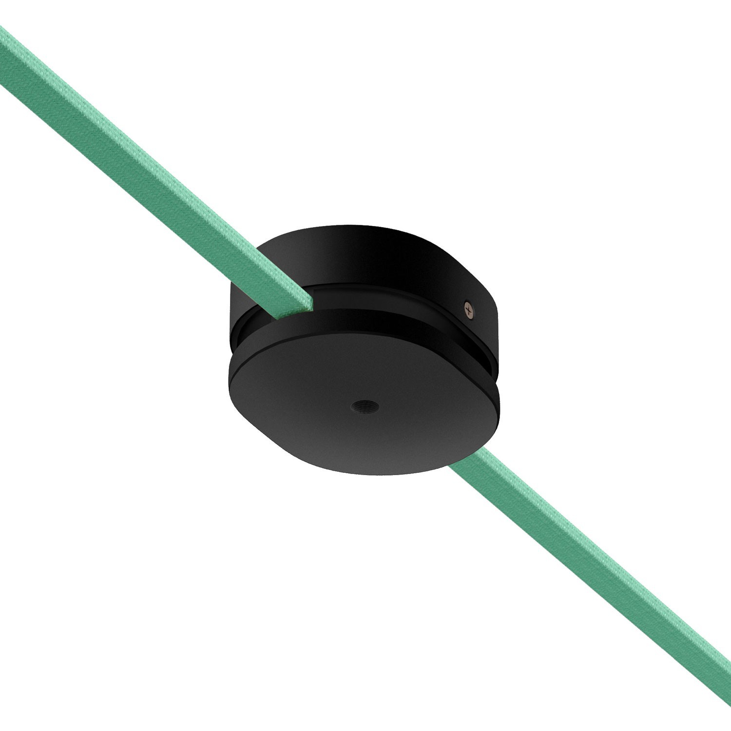 Ovalna drvena rozeta s 1 središnjom I dvije bočne rupe za plosnati kabel (String Light) i Filé system. Made in Italy