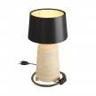 Bottiglia - keramička stolna svjetiljka sa sjenilom Athena, u kompletu s tekstilnim kabelom, prekidačem i 2-polnim utikačem