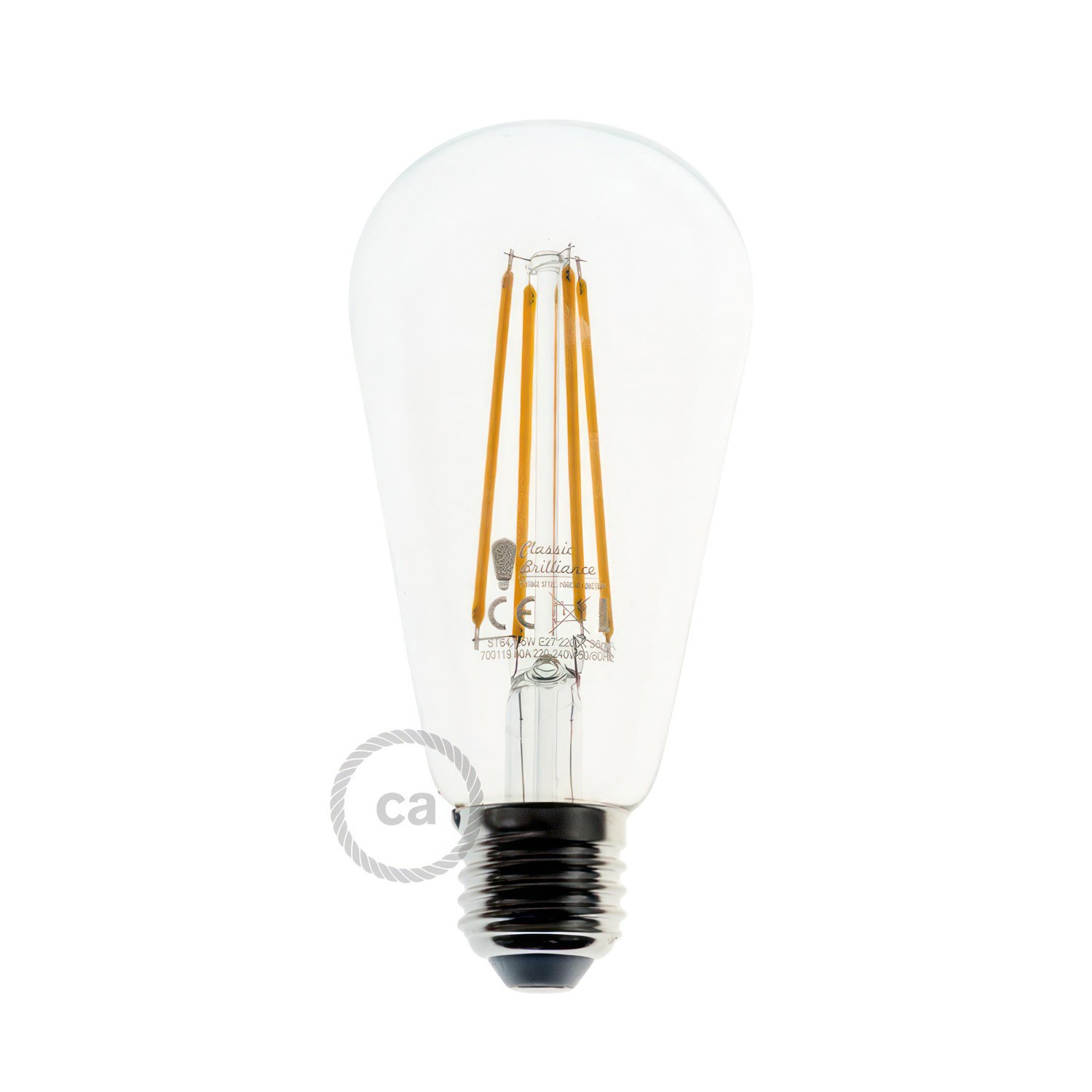 Eiva Snake, prijenosna vanjska svjetiljka, 5 m tekstilni kabel, IP65 vodootporno grlo za žarulje i utikač