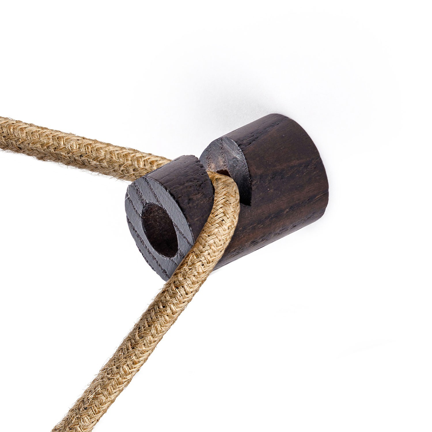 Decentralizator, drveni stropni ili zidni "V" držač za tekstilni kabel