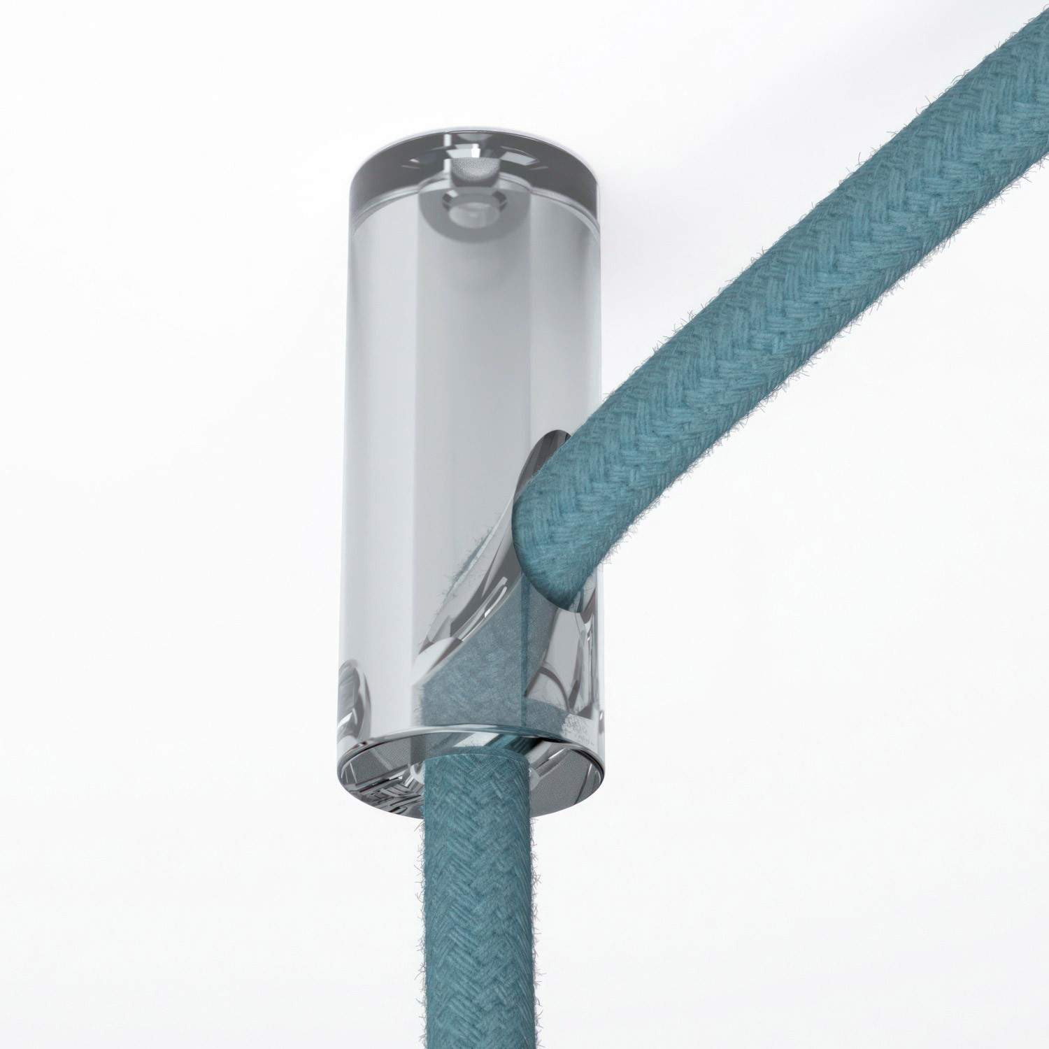 Decentralizator, stropna kuka za tekstilne električne kabele sa graničnikom