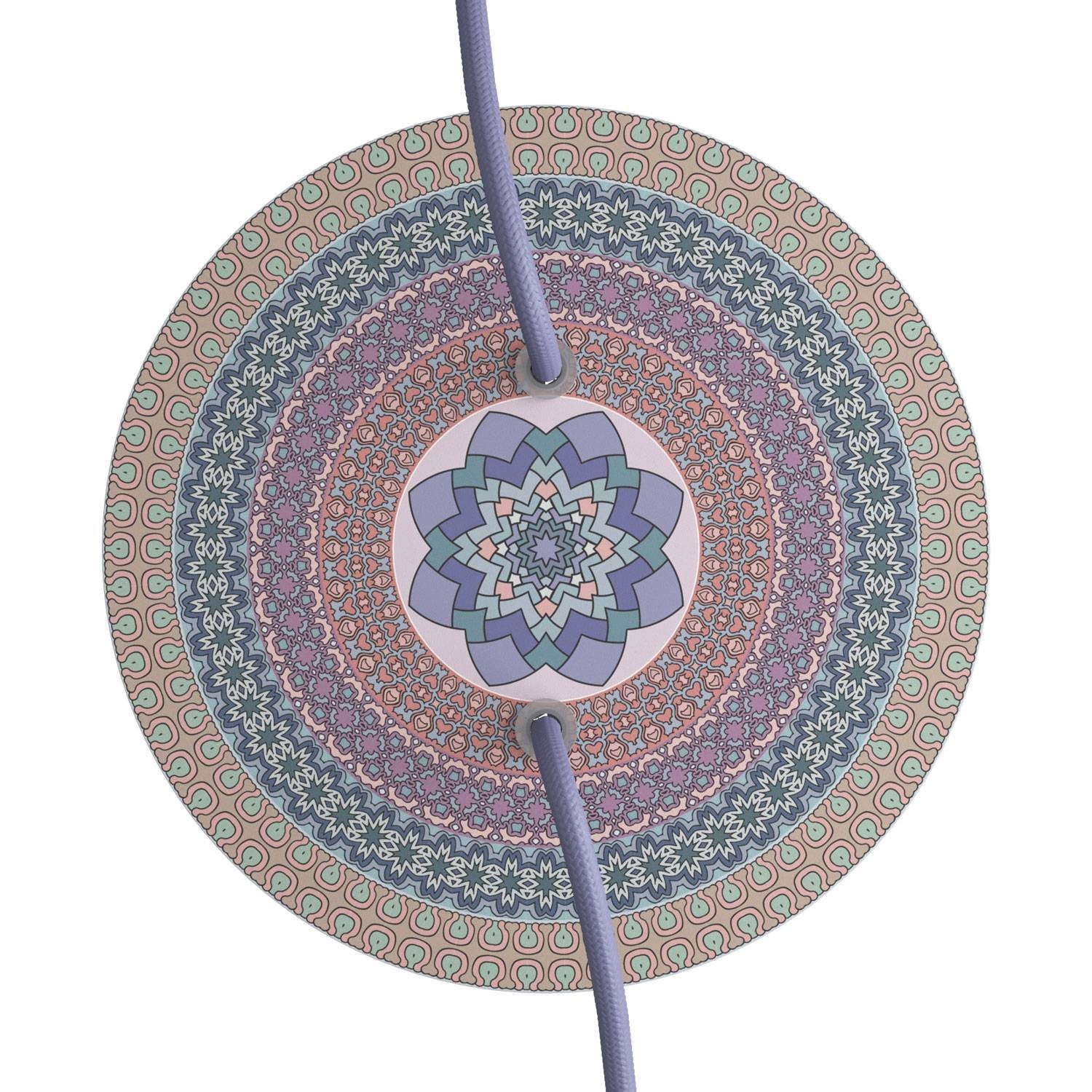 Okrugla stropna dekoracija za rozetu 200 mm - Rose-One sistem s 2 rupe i 4 bočne rupe - PROMO