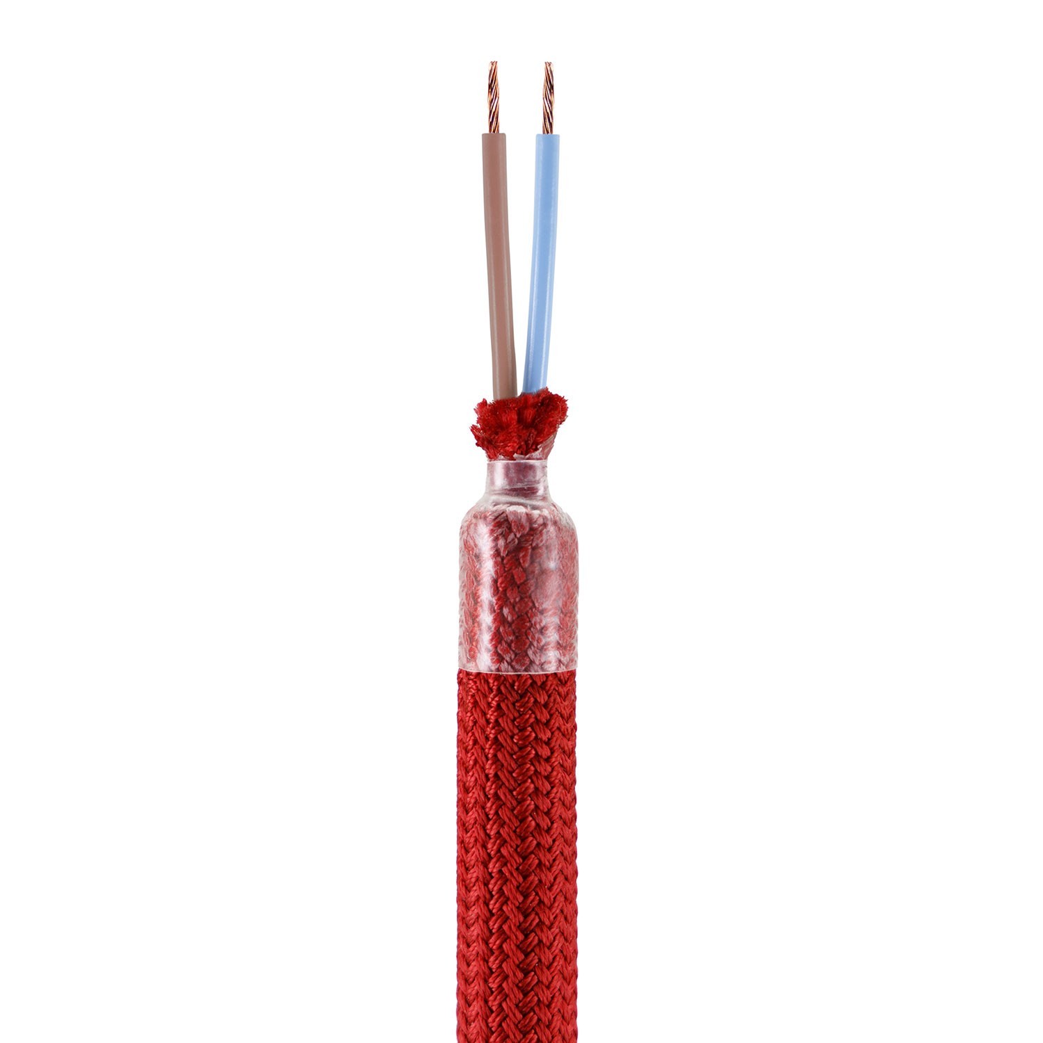 Creative Flex set fleksibilna cijev presvučena crvenom RM09 tkaninom s metalnim stezačima
