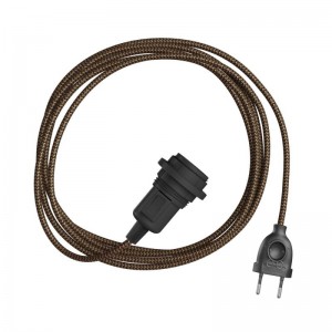 Snake Zig-Zag svjetiljka za sjenilo s utikačem i kabelom s Zig-Zag efektom