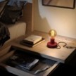 Posaluce - Kožna stolna lampa