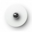 Mini Ellepì 'Solid Color' ravno disk sjenilo idealno za visilice ili zidne svjetiljke, promjera 24 cm - Proizvedeno u Italiji