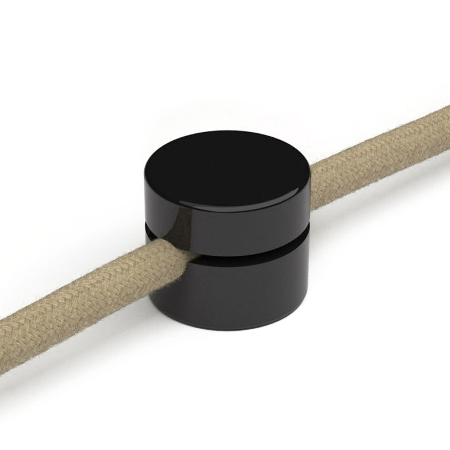 Nosač za zidnu montažu tekstilnog kabela širokog presjeka 3x1 i 3x1,5 i za kabele EIVA sistema - 2 komada