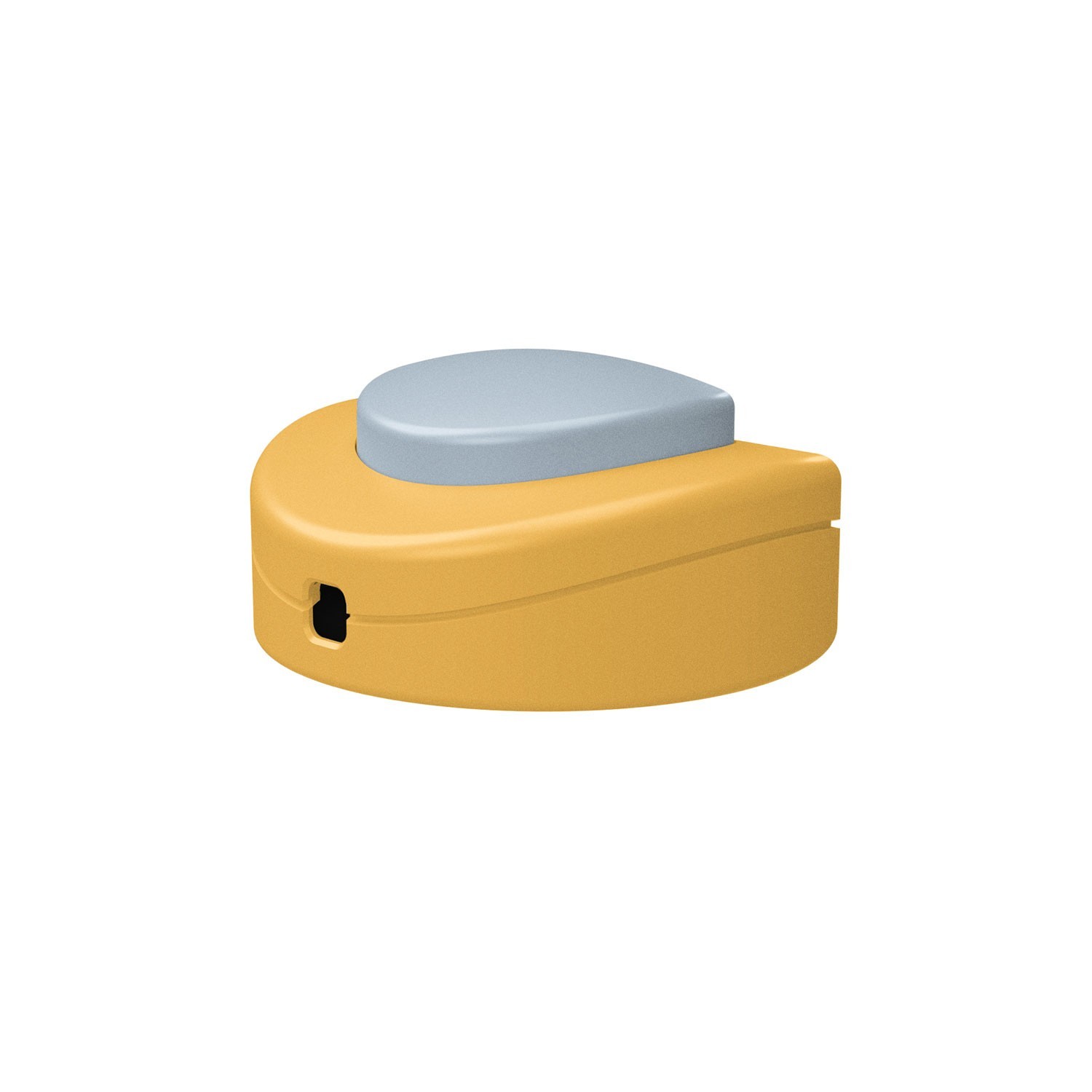 Prolazni jednopolni nožni prekidač Creative Switch žuti senf