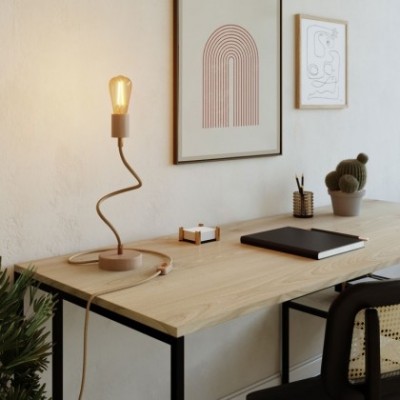 Drvena podesiva stolna lampa s difuznom rasvjetom - Table Flex Wood