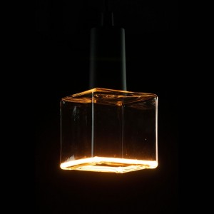LED Cube prozirna žarulja Floating Line 4,5W prigušiva 2200K