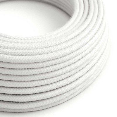 Ultra mekani silikonski električni kabel presvučen bijelim pamukom - RC01 okrugli 2x0,75 mm