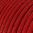 Ultra mekani silikonski električni kabel presvučen vatreno crvenim pamukom - RC35 okrugli 2x0,75 mm