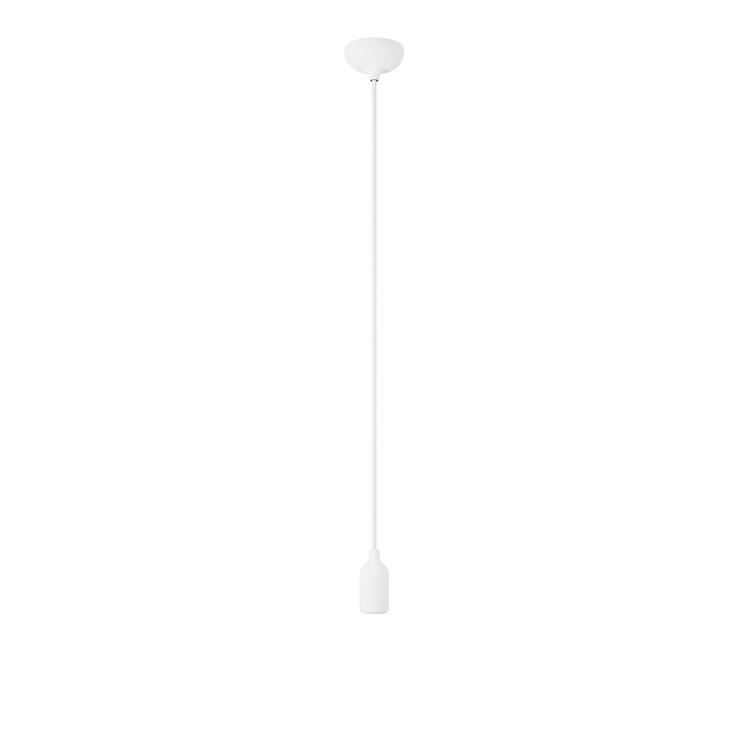 Šarena silikonska viseća lampa s kabelom od tkanine
