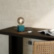Plava stolna lampa - Cubetto