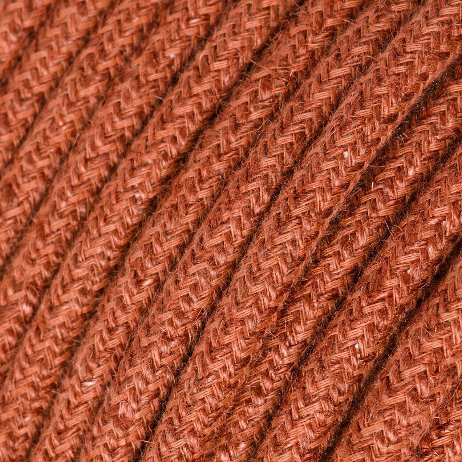Visilica u kompletu s tekstilnim kabelom i dvostrukim sjenilom Tub-E14 drvo i metal - Proizvedeno u Italiji