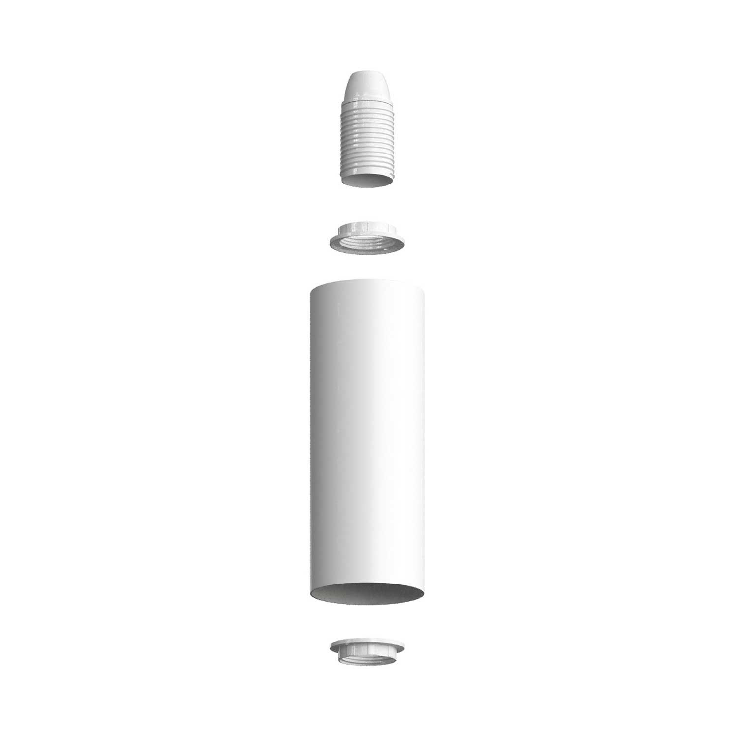 Fermaluce Flex 30 svjetiljka s mini rozetom, prekidačem i reflektorom sa sjenilom Tub-E14