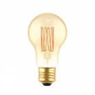 LED žarulja zlatne boje C53 Carbon Linije s ravnim nitima Drop A60 7W E27 Dimabilna 2700K