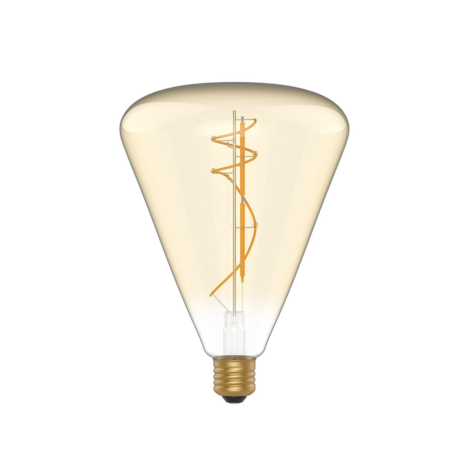 LED žarulja zlatne boje H06 Cone 140 8,5W E27 Dimabilna 2200K
