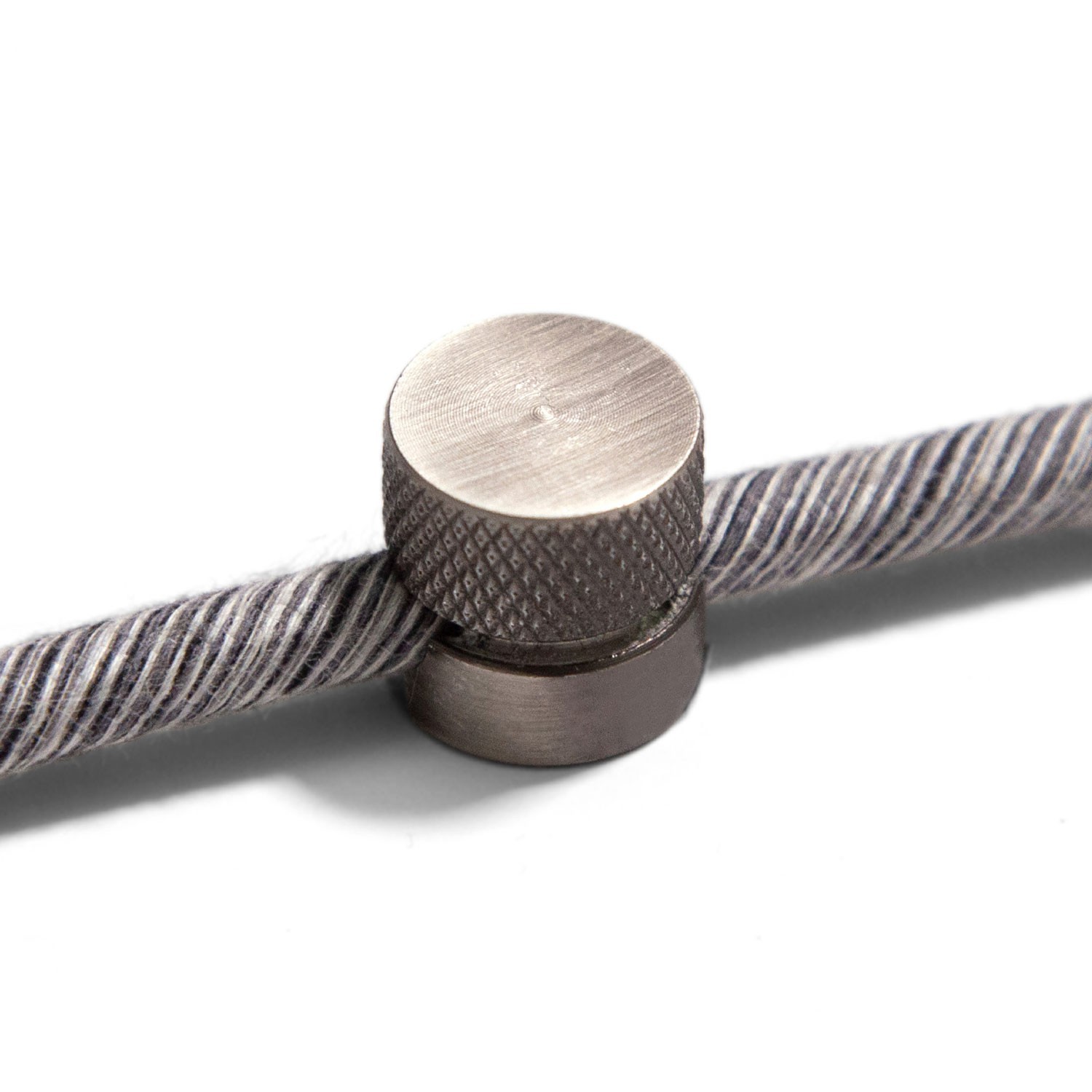 Sarè - zidni metalni držač tekstilnog kabela - 2 komada