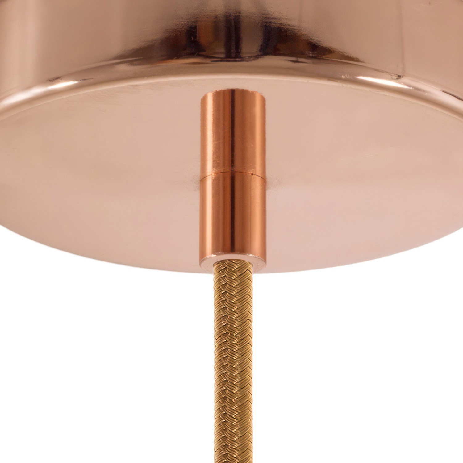 Cilindrična metalna obujmica za kabel u kompletu sa šipkom, maticom i podloškom - 2 komada