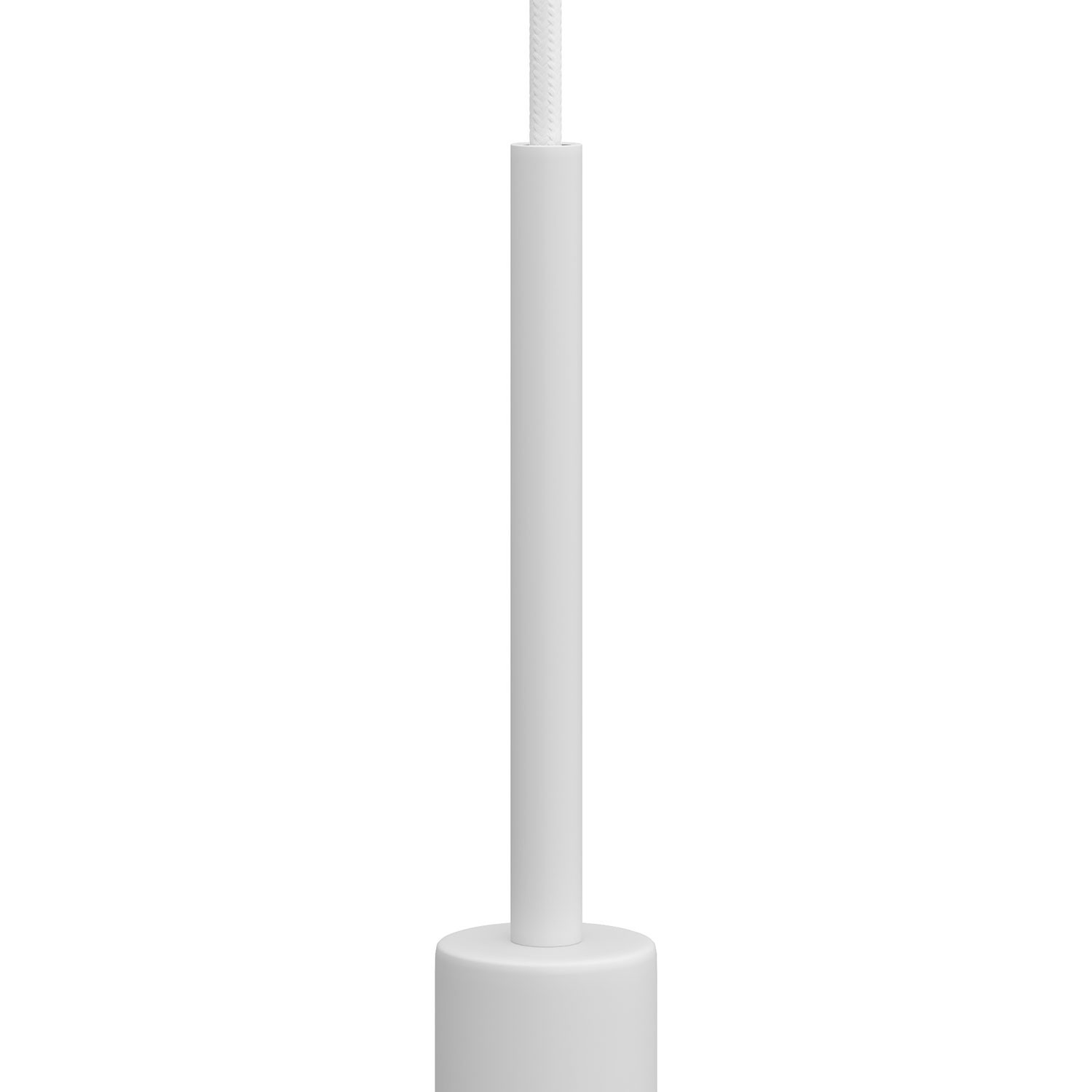 Cilindrična metalna obujmica za kabel, dužine 15 cm, u kompletu sa šipkom, maticom i podloškom