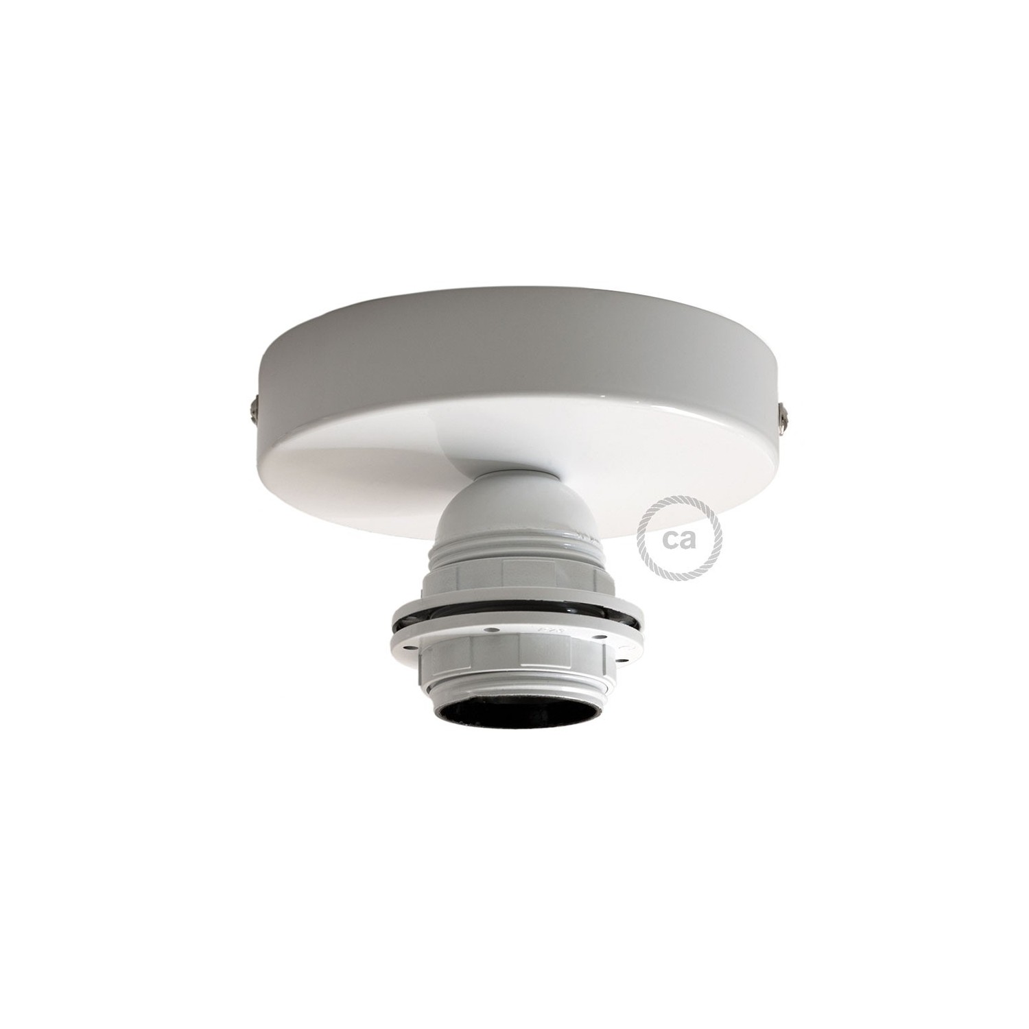 Fermaluce Monochrome s držačem žarulje navoja E27, metalna zidna ili stropna lampa