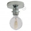Fermaluce Glam s držačem žarulje navoja E27, metalna zidna ili stropna lampa