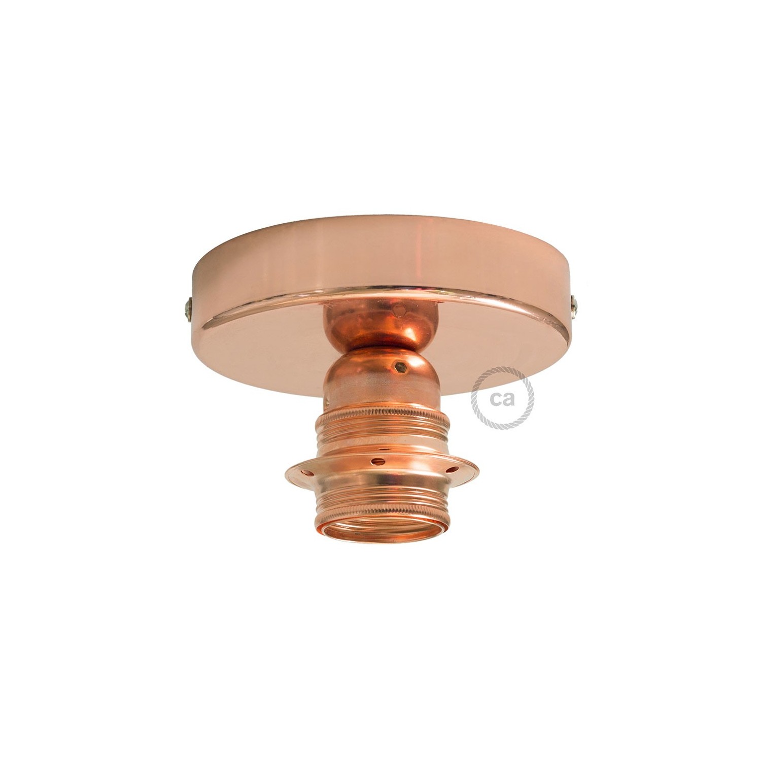 Fermaluce Glam s držačem žarulje navoja E27, metalna zidna ili stropna lampa