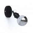 Fermaluce Metallo 90° Monochrome, podesiva zidna ili stropna lampa sa držačem žarulja navoja E27