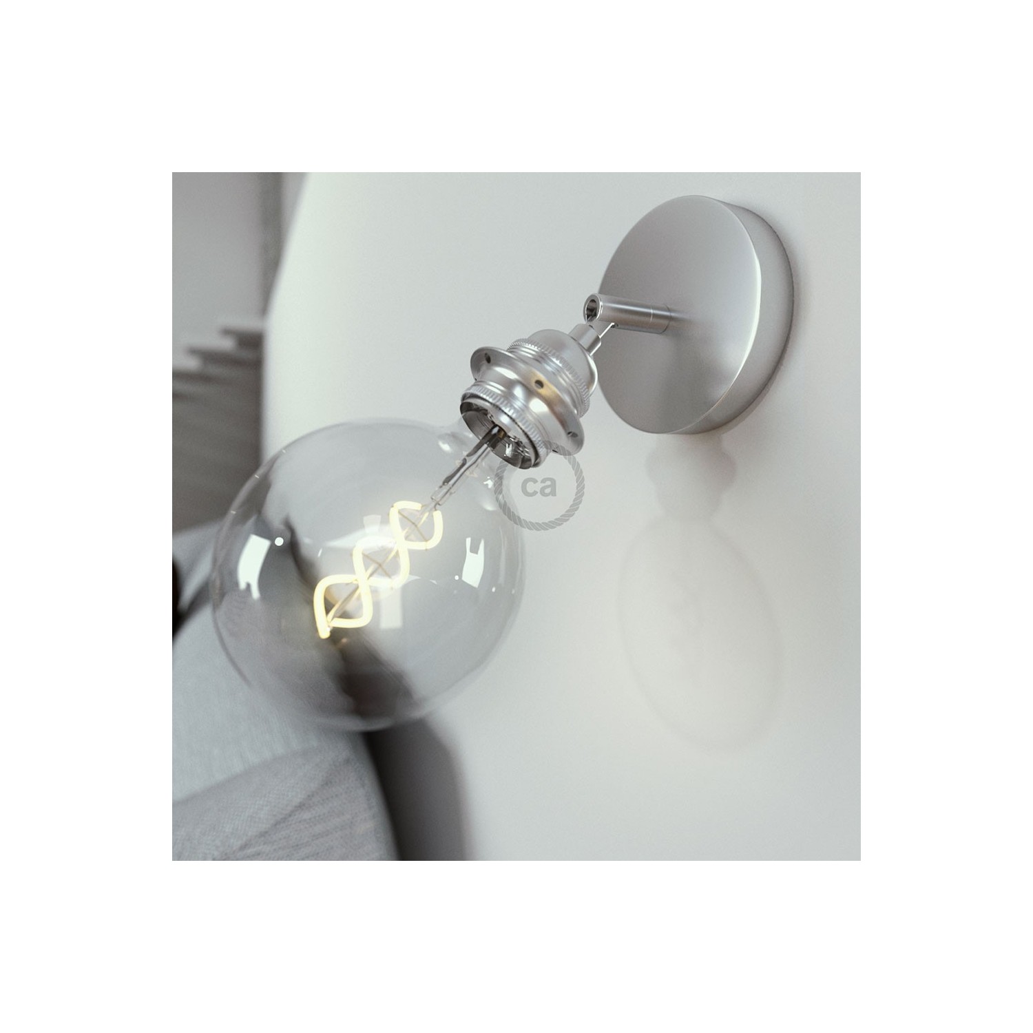 Fermaluce Metallo 90° Urban, podesiva zidna ili stropna lampa sa držačem žarulja navoja E27