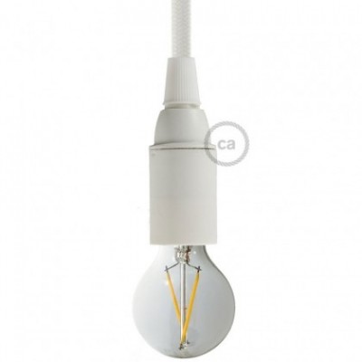 Thermoplastic E14 lamp holder kit - White