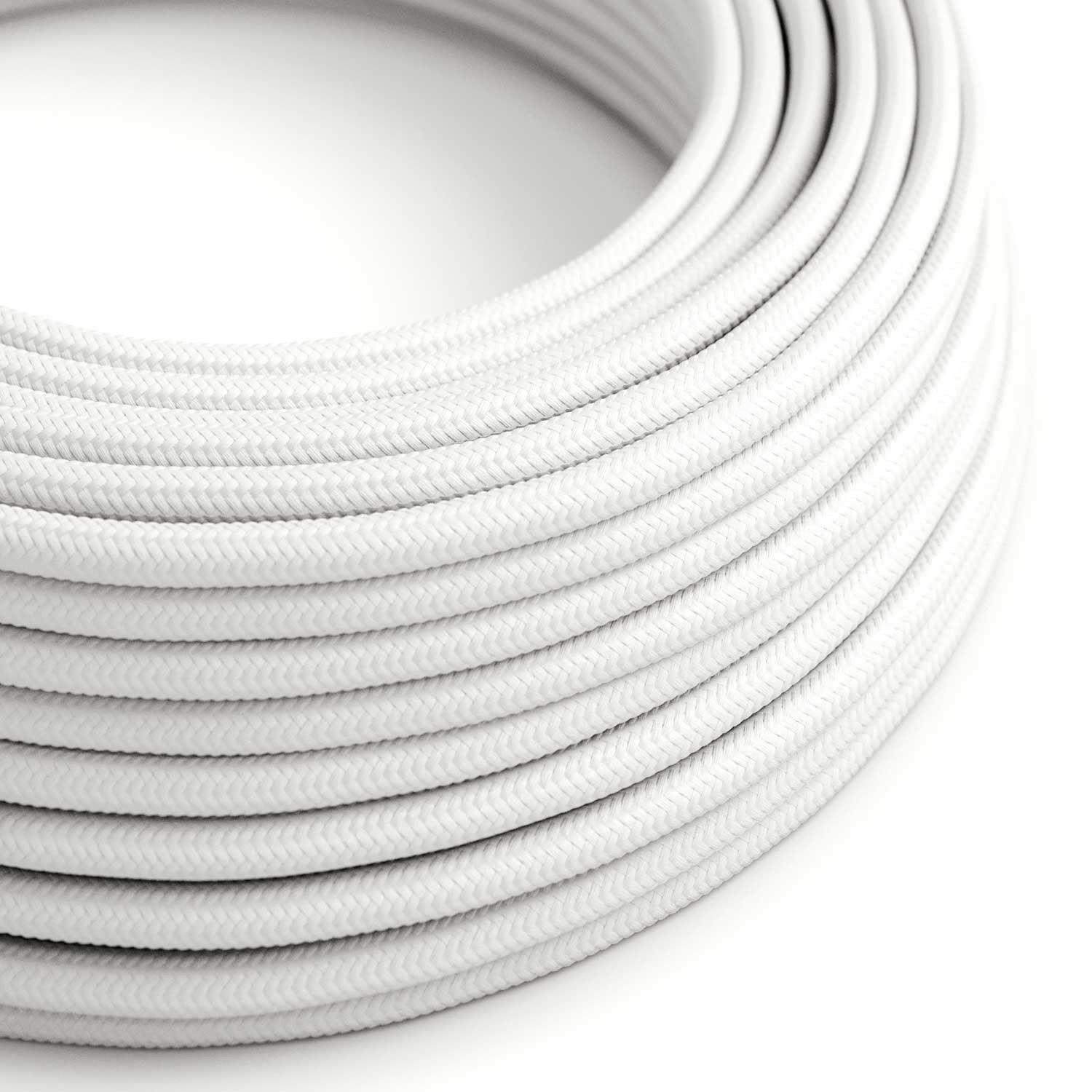 Okrugli tekstilni električni kabel RM01 - bijela