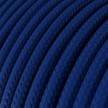 Okrugli tekstilni električni kabel RM12 - plava