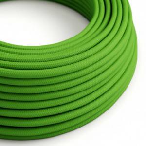 Okrugli tekstilni električni kabel RM18 - limeta zelena