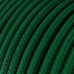 Okrugli tekstilni električni kabel RM21 - tamno zelena
