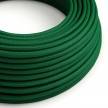 Okrugli tekstilni električni kabel RM21 - tamno zelena