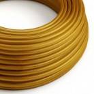 Okrugli tekstilni električni kabel RM05 - zlatna