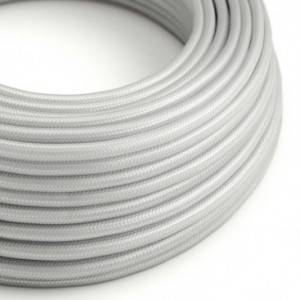 Okrugli tekstilni električni kabel RM02 - srebrna