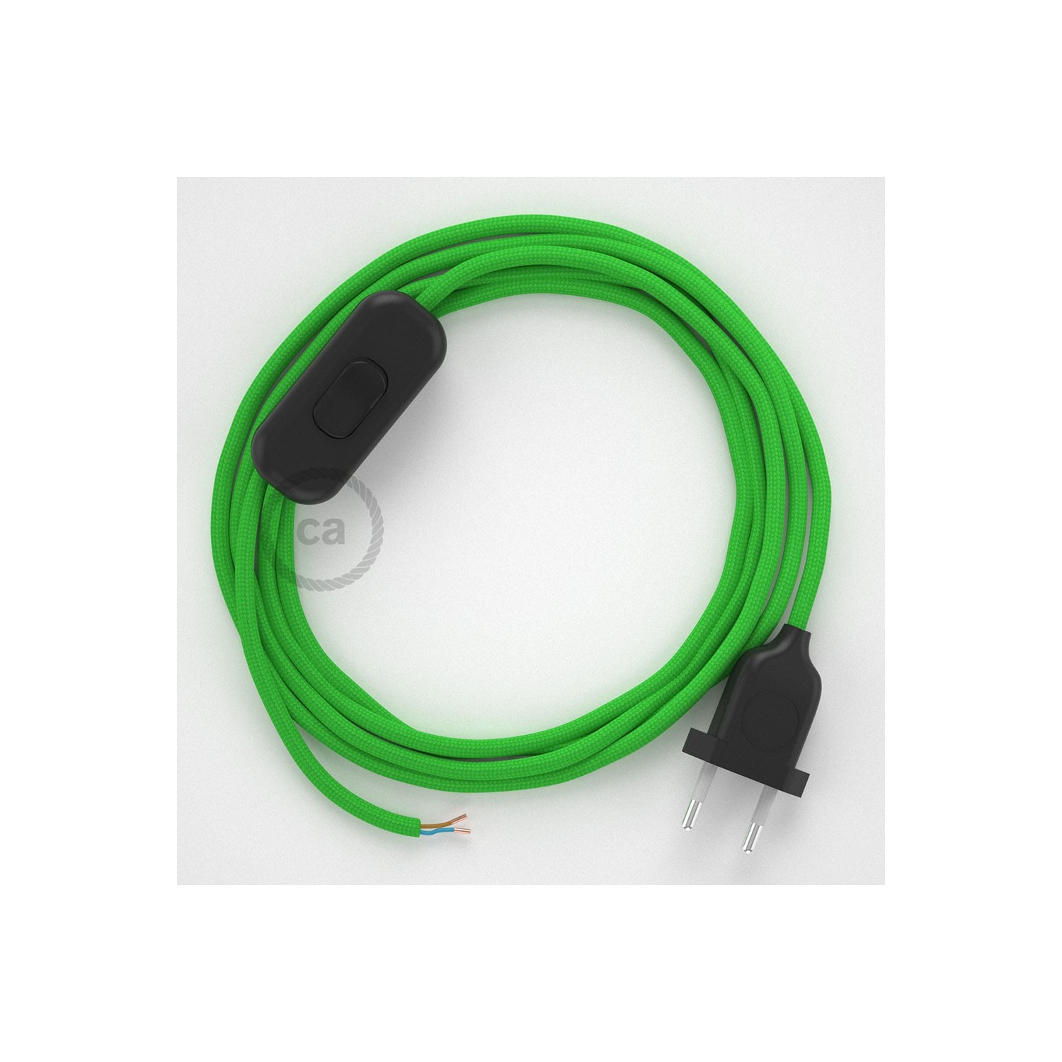 Komplet s prekidačem RM18 Limeta Zeleni - 1,8 m. odaberite boju prekidača i utikača!