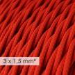 Zamotan kabel većeg presjeka (3x1,50) - crven TM09