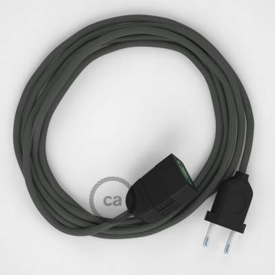 Produžni kabel za napajanje (2P 10A) Sivi Rajon RM03 - Made in Italy