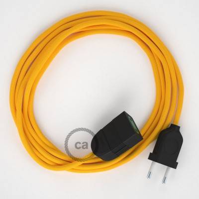 Produžni kabel za napajanje (2P 10A) Žuti Rajon RM10 - Made in Italy