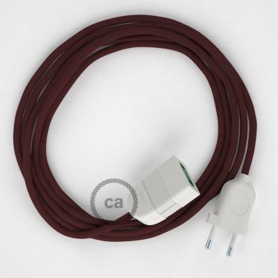 Produžni kabel za napajanje (2P 10A) Bordo Rajon RM19 - Made in Italy