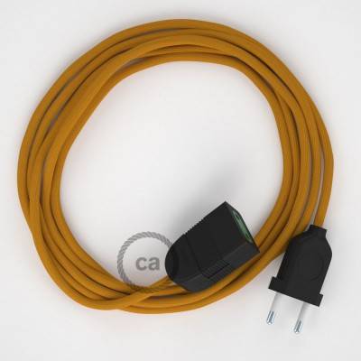 Produžni kabel za napajanje (2P 10A) Senf Žuti Rajon RM25 - Made in Italy