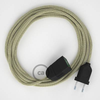 Produžni kabel za napajanje (2P 10A) Prirodni Lan Prirodni Lan RN01 - Made in Italy